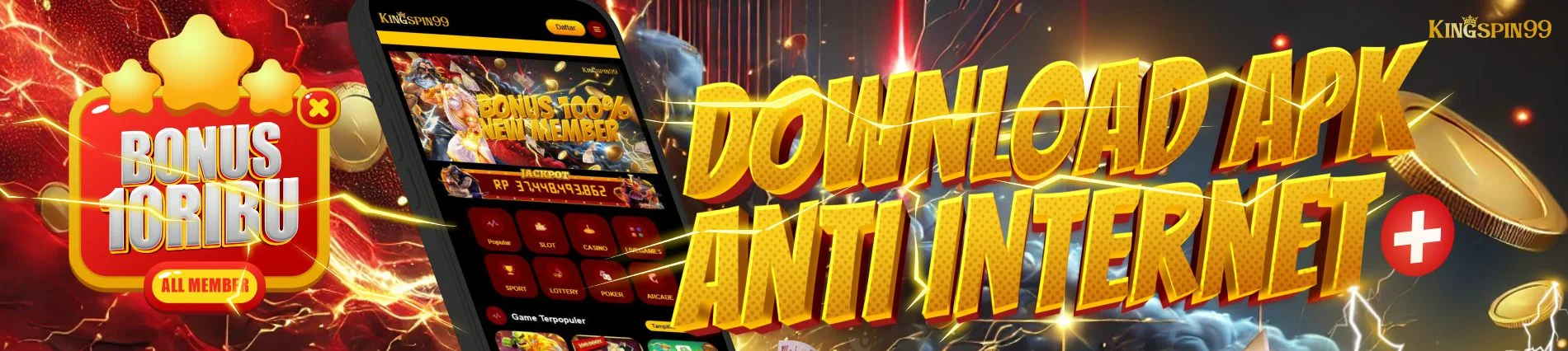 Download Apk kingaspin99